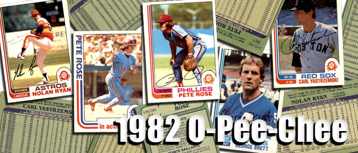 1982 O-Pee-Chee Baseball Cards 